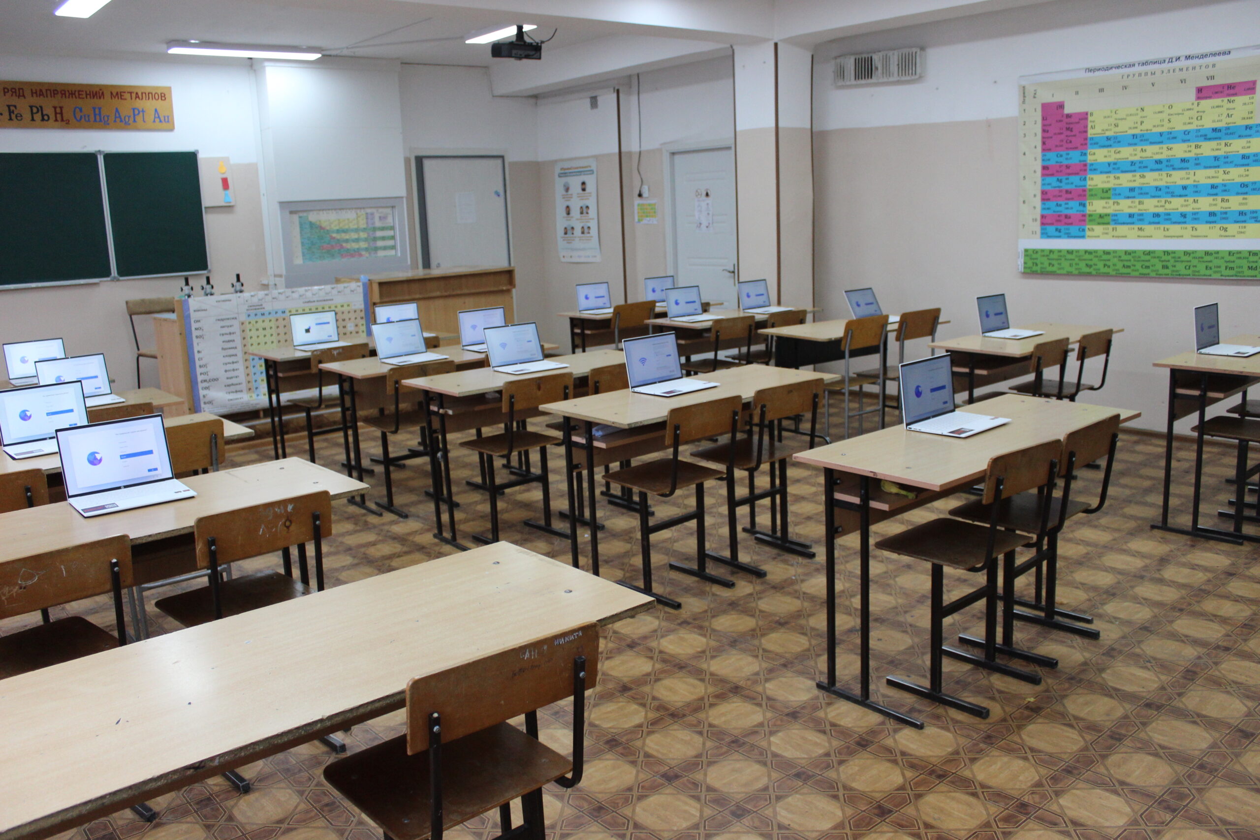 Пожертвование A.O.”Alianța Națională YMCA din Republica Moldova” в виде 20 ноутбуков для открытия Цифрового образовательного центра в Теоретическом лицее «Михай Греку»
